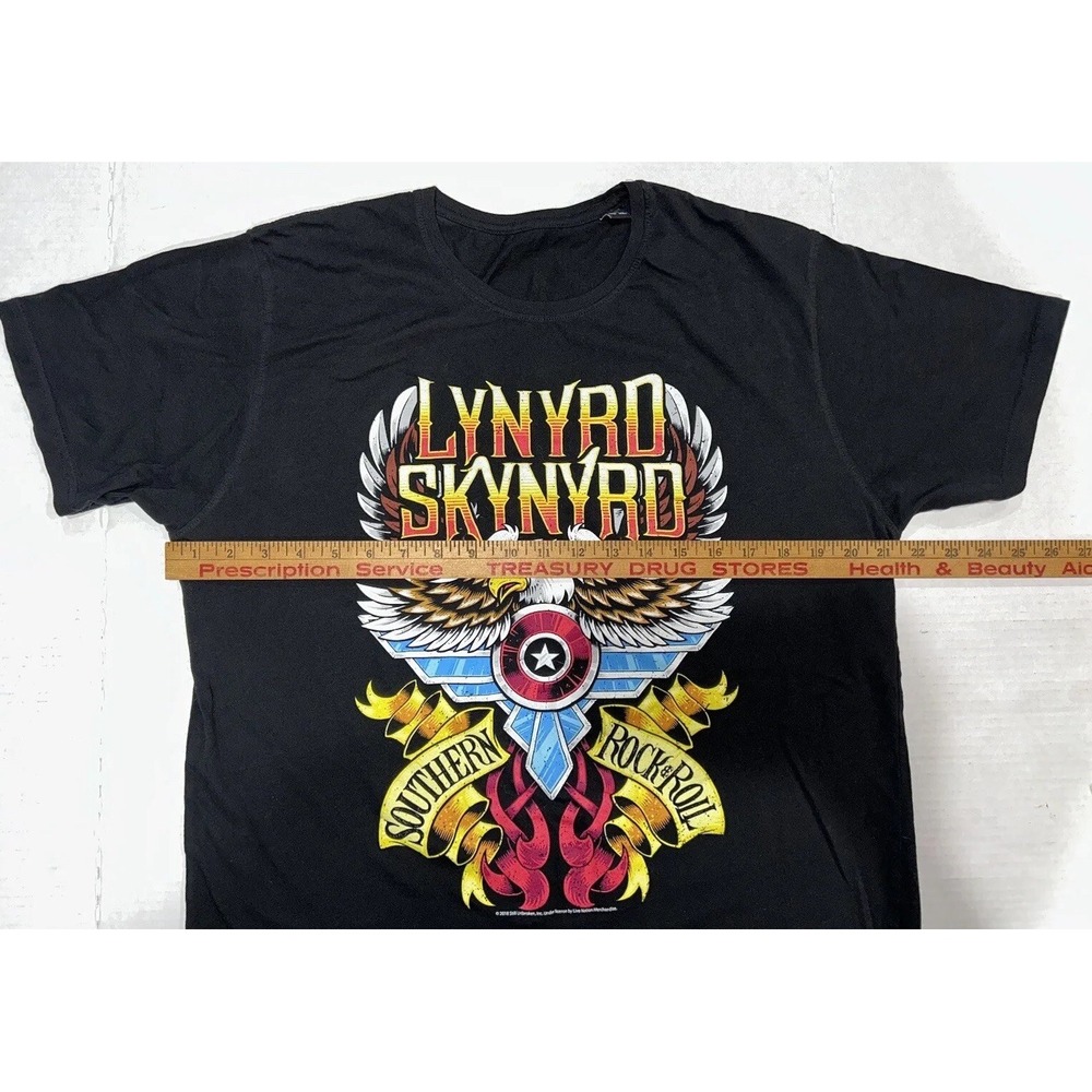 Lynyrd Skynyrd Southern Rock & Roll Slim Fit T-shirt Women's X-Large Black - Picture 9 of 12